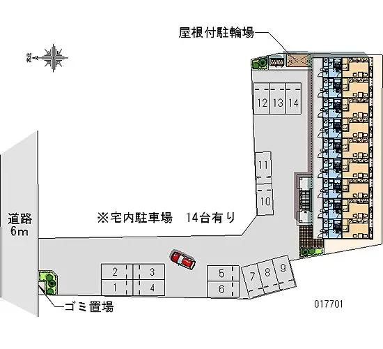 ★手数料０円★袋井市豊沢　月極駐車場（LP）